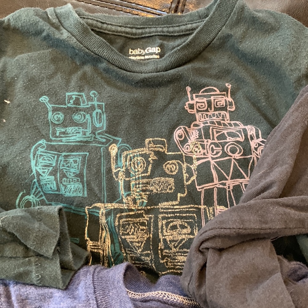 4T long sleeve tshirt bundle Gap Old Navy - Picture 2 of 4